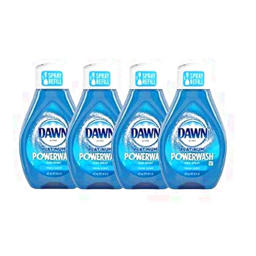 P.G. Dawn Platinum Powerwash Dish Spray Fresh Scent Refill - 4 Pack