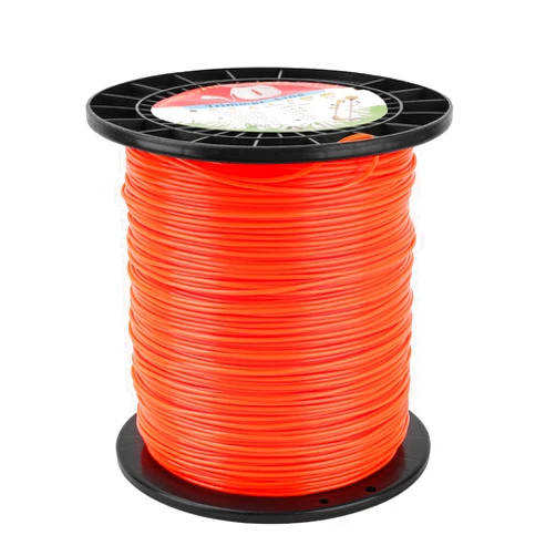 JIOTAR 0.95 Weed Eater String, 5-Pound String Trimmer Line for Echo Weed Whacker/Trimmer Line Spool - 1280ft Heavy Duty Twist Commerical String Trimmer Line (Orange)
