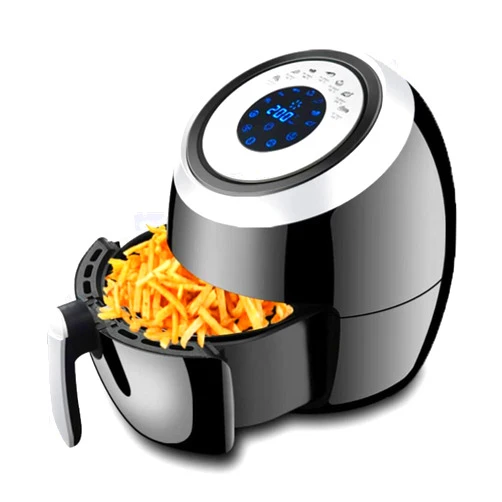 QXWJ Air Fryer 3.6 Liter,1500-Watt Portable Multifunction Electric Hot Air Fryers Oven & Oilless Cooker for Roasting,LED Digital Touchs Creen and Nonstick Frying Pot with 7 Presets