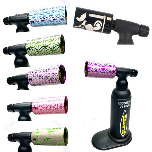 PAYKOC IMPORTS Fully Custom Engraved Black and All Colors Turbo Nozzle Guard Cover for Big Shot and Big Buddy Blazer Torch