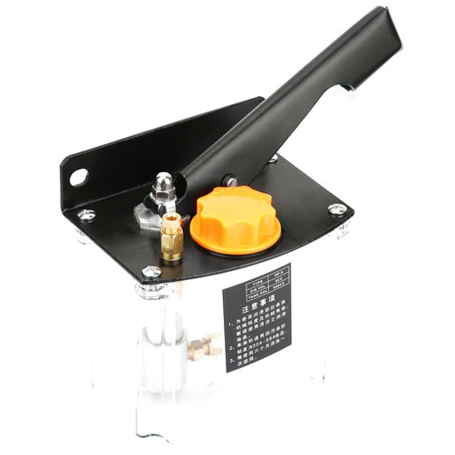 FTVOGUE 650CC 4mm -5R Manual Lubricating Oil Pump Right Hand Operated Lubrication Oiler for CNC Punching Lathe Cutting Milling Machine