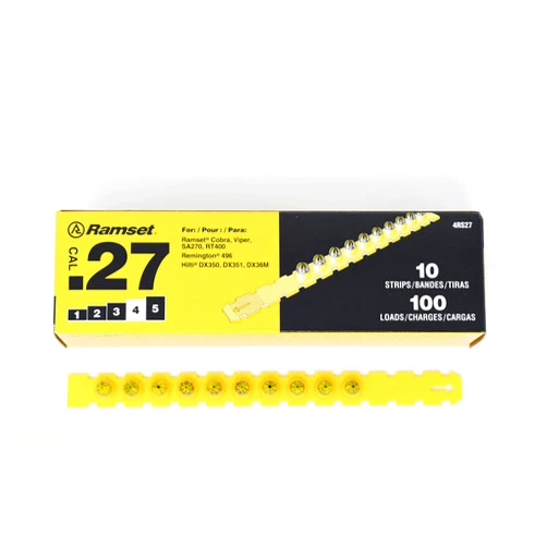 Ramset 4RS27 .27 Cal. Yellow Strip Loads