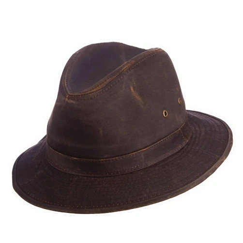 Scala Men's Weathered Cotton Safari Hat