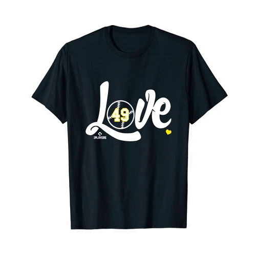 Ballpark MVP Michel Baez Is LOVE San Diego Baseball Valentine's Day T-Shirt
