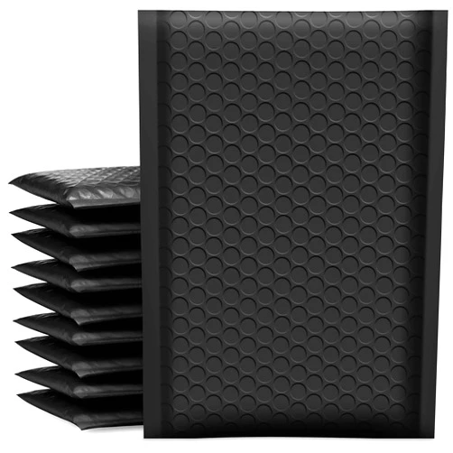 FCLMHD 50 pcs 6 x 10 Inch Foam Envelopes Waterproof Envelopes Inner Size Foam Envelopes 6 x 9 Shipping Envelopes Black Padded Foam Envelopes Transport Packaging Mail Jewelry Makeup Small Business