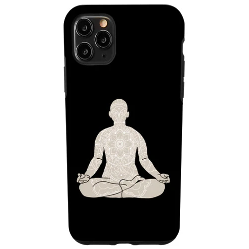 Kundalini Yoga Accessories Gifts for Men Beginners iPhone 11 Pro Max Retro Kundalini Ashtanga Hatha Asanas Yogi Yoga Case