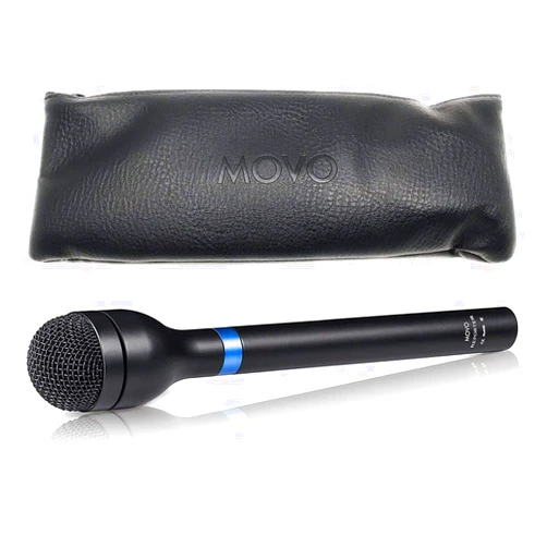 Movo HM-M2 Dynamic Omnidirectional Handheld Interview Microphone with 3-Pin XLR Connector