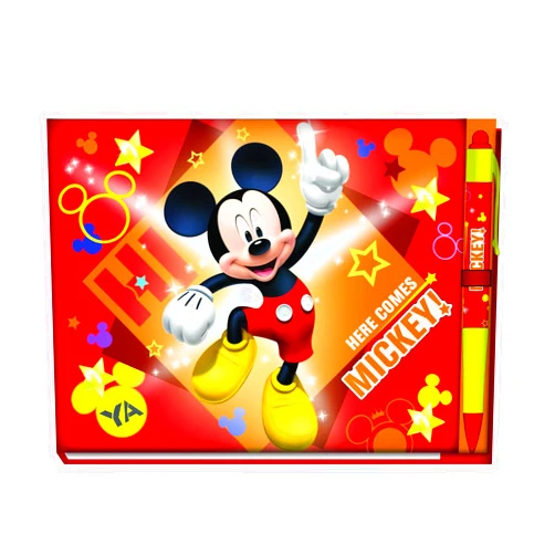 Disney Mickey Deluxe Autograph Book with Pen