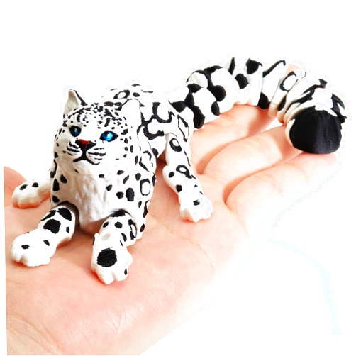 Maxdecoer 3D Printed Snow Leopard, 8