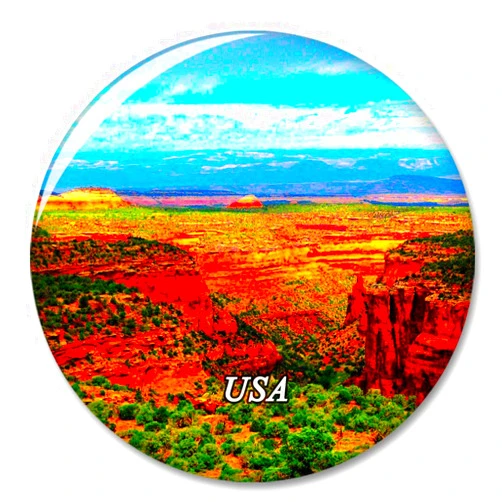 COBREW USA America Garden of The Gods Colorado Springs Fridge Refrigerator Magnet Decorative Magnet Sticker Travel Souvenir Collection Tourist City Gift Whiteboard Kitchen
