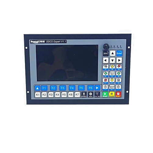 YunKia CNC 5 Axis DDCS Expert CNC Controller System,1000KHz Offline Stand Alone Servo/Stepper Motor Motion Control PLC Replace mach3 for CNC Router Milling Lathe Engraver Machine (4axis)