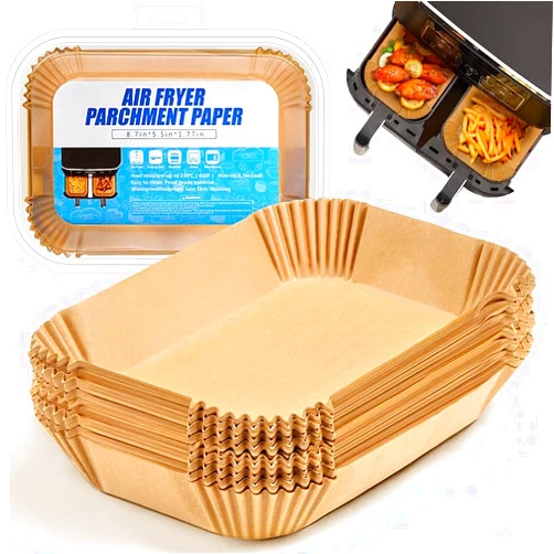 DNSSY Air Fryer Liners Disposable for Ninja Airfryer: 125pcs 8.7x5.5