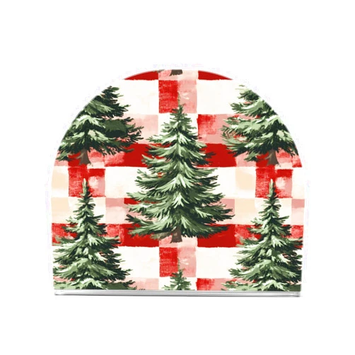 Qilmy Beautiful Christmas Tree Napkin Holder for Tables,Elegant Acrylic Plate Paper Napkin Holders,Modern Freestanding Tissue Paper Dispenser for Dining, Living Room,Party101