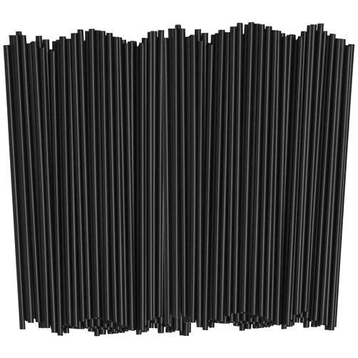 Comfy Package [1000 Count] 5 Inch Coffee & Cocktail Stirrers/Straws Disposable Plastic Sip Stir Swizzle Sticks - Black