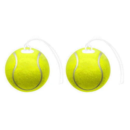 ThisWear Tennis Bag Tag Tennis Ball Luggage Tag Tennis Equipment Gifts Tennis Raquet Bag Tag Gift 2-Pack 3.5 Inch Aluminum Circle Luggage Tags