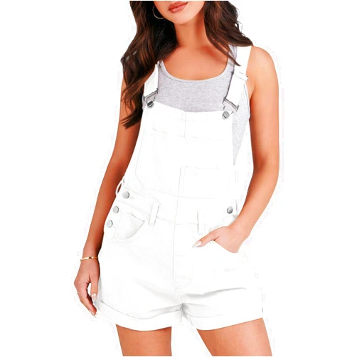 ANRABESS Overalls for Women 2025 Summer Casual Loose Fit Adjustable Shorts Denim Overall Rompers Bib Jeans Shortalls