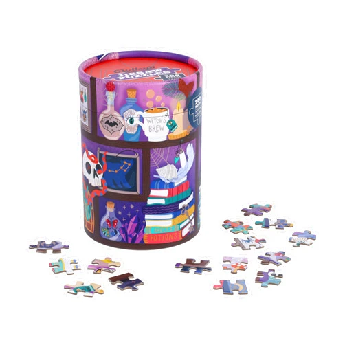 Ridley's Games: Spooky Curiosities 200-Piece Halloween Puzzle|Spooky Puzzle with Witches Potions, Snakes, Bugs, and More Makes Great Halloween Décor Once Completed| Perfect Size for Boo Baskets
