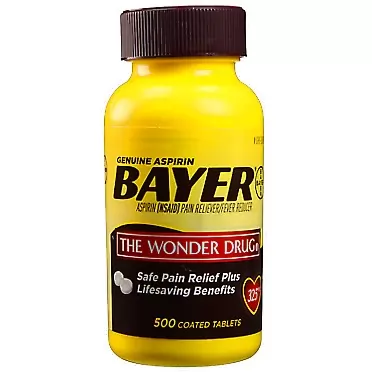Bayer Aspirin Pain Reliever 325mg - 500 Tablets