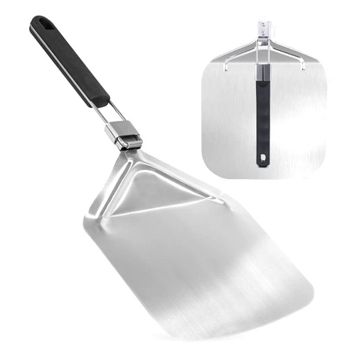 NutriChef NutriChefKitchen Pizza Peel for Oven and Grill-Durable and Safe Aluminum Base with Stainless Steel Handle, One Size