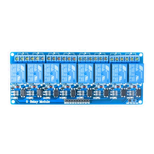 ELEGOO 8 Channel DC 5V Relay Module with Optocoupler Compatible with Arduino UNO R3 MEGA 1280 DSP ARM PIC AVR STM32