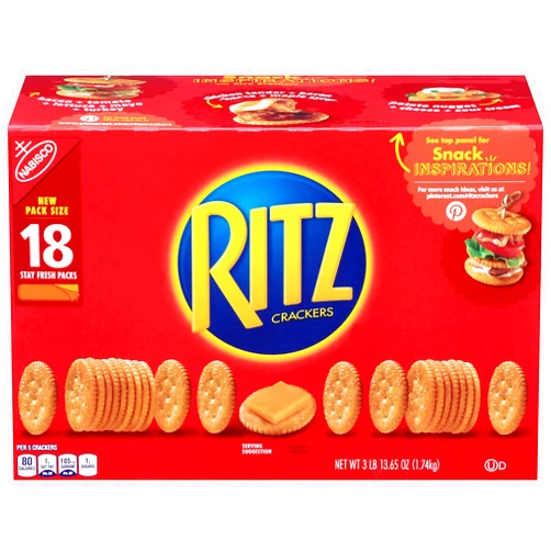 Rusepin Product of ritz Crackers, 61.6 oz. (18 pk.) - Crackers [Bulk Savings]