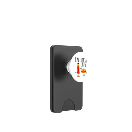 Funny Hamburger Cafeteria Crew School Lunch Ladies Cafeteria Crew School Lunch Lady Hamburger Squad Kids 2024 PopSockets PopWallet for MagSafe