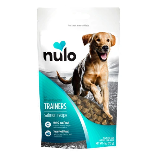 Nulo Trainers Salmon Recipe Grain-Free Low-Calorie Healthy Dog & Puppy Training Treats, 16 Ounce Pouch