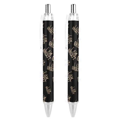 Zenladen0010 I Am Groot Retractable Roller Ballpoint Pens Blue Ink Smooth Writing 0.5mm Pack of 1/2/4 2 PCS