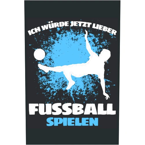 German Edition by Lustige Sprüche und witzige Geschenkideen (Author) ICH WÜRDE JETZT LIEBER FUSSBALL SPIELEN!: Notizbuch A5, 120 Seiten, LINIERT - Lustiges Fussball Spruch Motiv für Fussballspieler! Super als Notizbuch, ... Fußballer & Fussballspiele (German Edition)