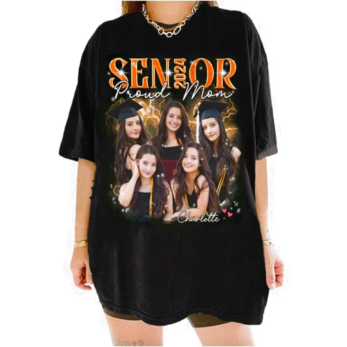 Daty Class of 2025 Graduation Shirt, Senior 2025 Shirt, Custom Photo Graduation Shirt, Graduate Shirt Gift idea,Family Graduation