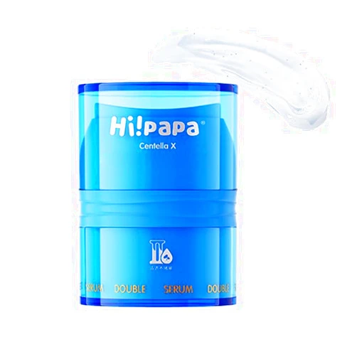 BeautyMall 1PC Hi Papa Centella Double Serum/Cream For Calming Soothing Redness Relieving Hydrating Skin For Kids & Teens, Super Mild For Sensitive Skin, 50g / 1.76OZ (Double Serum)