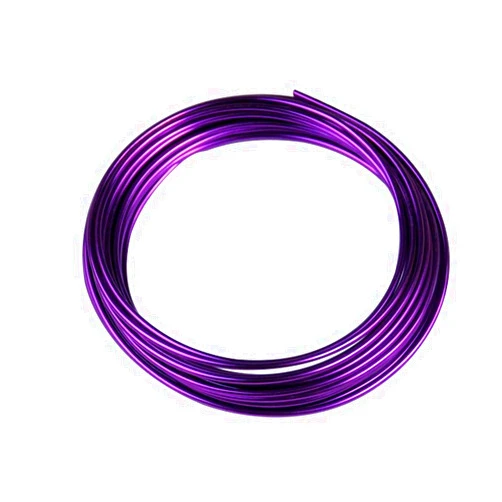 HYONAN 5M/Rolls Bonsai Wires Anodized Aluminum Bonsai Training Wire Garden Pot Aluminum Wire DIY Handicraft Aluminum Wire Multifunctional Practical Wire