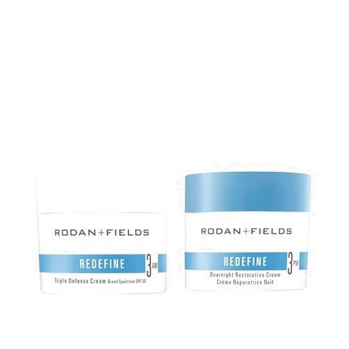 RODAN + FIELDS Redefine AM + PM Bundle - Triple Defense Cream & Overnight Restorative Cream, Day & Night Face Cream for Smoother, Firmer-Looking Skin (Virtual Bundle)