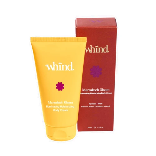 WHIND Marrakech Gleam Illuminating Body Cream – Jelly Body Butter Moisturizer that Instantly Hydrates and Nourishes with Vitamin C – 150ml