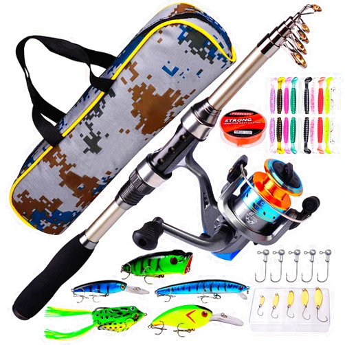 Hehoyang Fishing Tackle Bag, Fishing Rod Bag, Portable Waterproof Fishing Rod Reel Fishing Rod Bag Combination Full Kit Fishing Carrier Bag for Travel