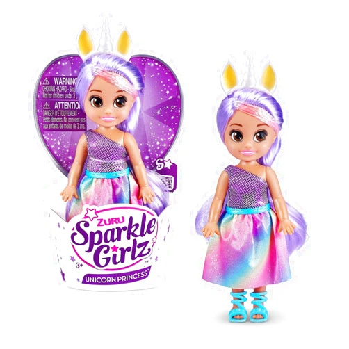 Zuru - Sparkle Girlz Mini Princess Unicorn 11cm - ZU-10094