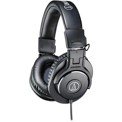 Audio-Technica ATH-M30x Professional Studio Monitor Headphones, Black