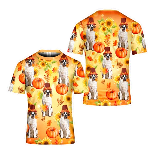 Padovo Personalized Pilgrim Poodle Autumn Fall Shirt for Men Women Funny Thanksgiving Gift for Dog Lovers Maple Leaf T-Shirt
