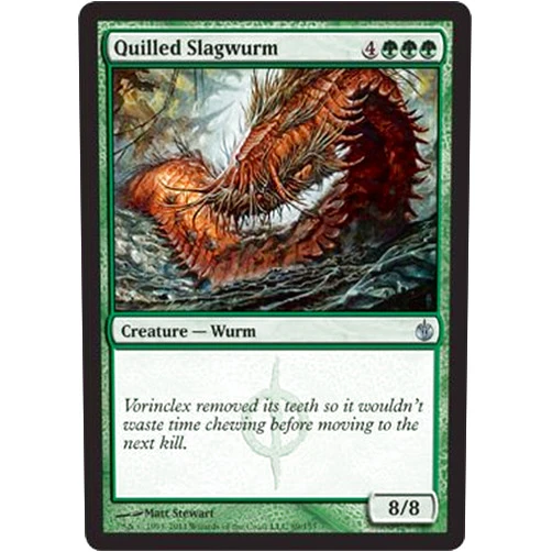 Magic The Gathering Magic: the Gathering - Quilled Slagwurm - Mirrodin Besieged
