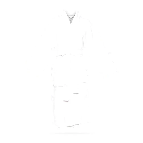 CHADSWORTH AND HAIG Full-Length Bathrobe - Diamond Jacquard Minx Lined Robe - Traditional Shawl Design