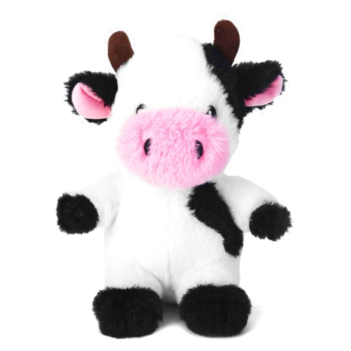 Blnboimrun Dog Toys Puppy Toys Interactive Dog Toys for Small Medium Large Dogs, Squeaky Dog Chew Toys to Keep Them Busy, Plush Dog Toy with Crinkle Paper Stuffed (Cow)