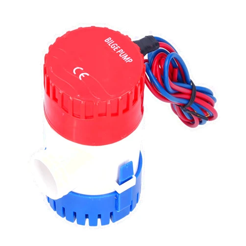 Garosa Bilge Pumps for Boats, 12V/24 V 350/500/750/ 1100GPH Bilge Pump, Low Noise Bilge Pump, Semi Automatic Switch Electric Small Submersible, Bilge Pumps (DC12V 750GPH)