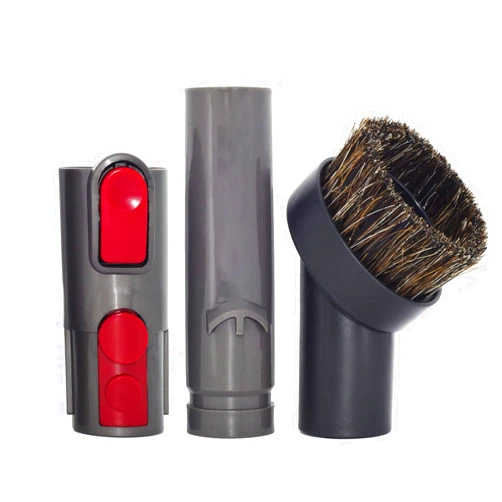 RAYIOU Soft Horse Hair Vacuum Brush Attachment Compatible with Dyson V15 V12 V11 V10 V8 V7 V6 Vacuum Cleaners - Gentle Cleaning Tool with 1.25