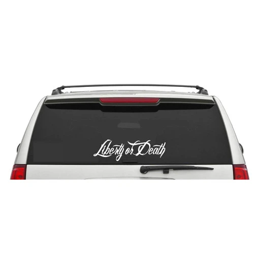The Decal Hub Liberty Or Death III Protect Our Rights Vehicle Decal Home Decor Sticker (6