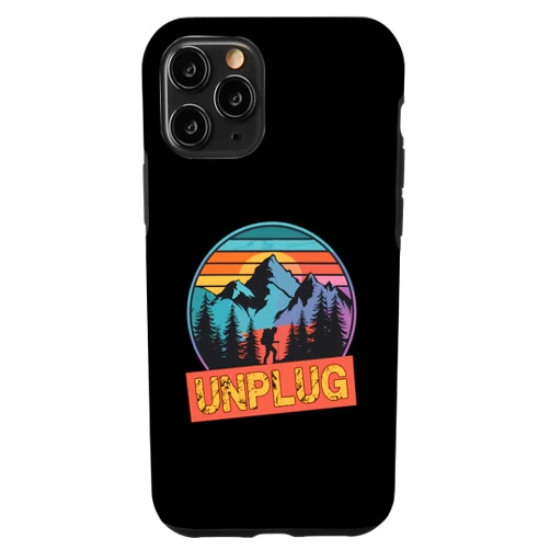 Enjoy the Adventure Vintage Outdoor Hiking Boots iPhone 11 Pro Hiking Hike Mountains Unplug for a Hiker Case