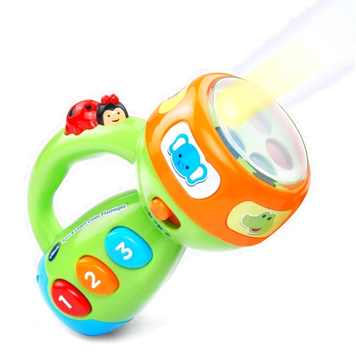 VTech Spin and Learn Color Flashlight, Lime Green