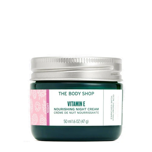 The Body Shop Vitamin E Night Cream, For All Skin Types, Vegan, 1.6 Oz