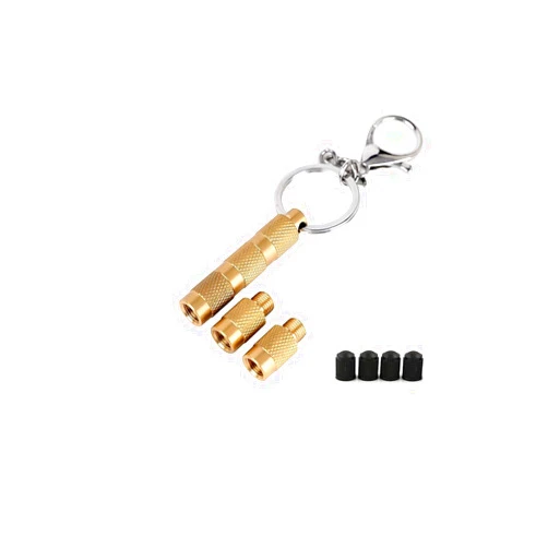 GODESON Tire Deflator,4 in 1 Solid Brass Easy Storage and Using Tire Air Down Tool,Tire Pressure Deflators for Offroad Vehicle