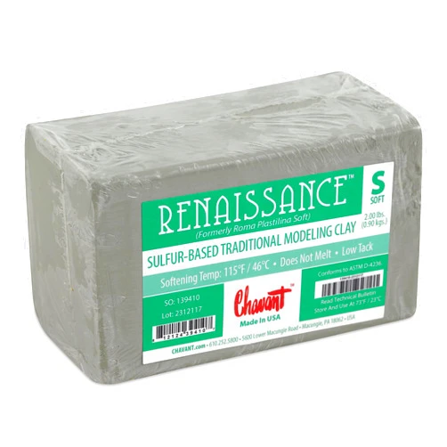 Sculpture House Roma Plastilina Modeling Material gray-green No. 1 - Soft