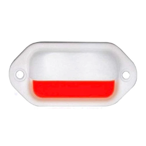 T-H Marine LED Companion Way Light - Waterproof Accent Lighting for Boats & Outdoor Areas - Bright 15 Lumens with Low Power Draw - Versatile Surface Mount Installation - White Housing, Red LEDs
